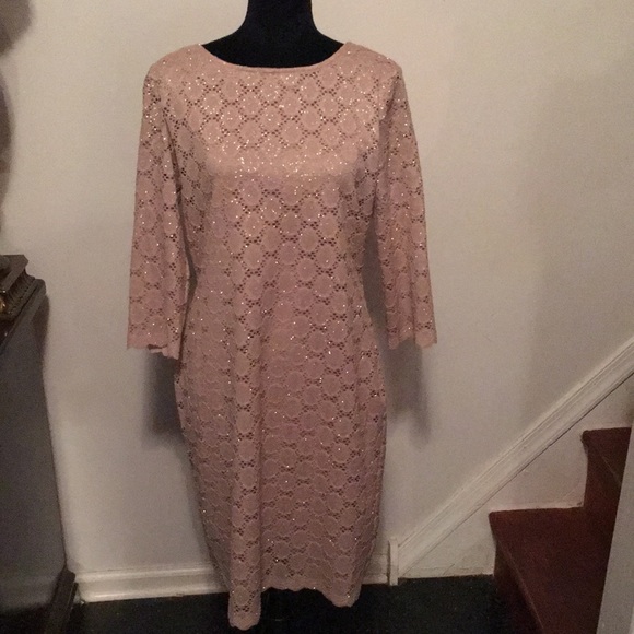 gold dress size 14